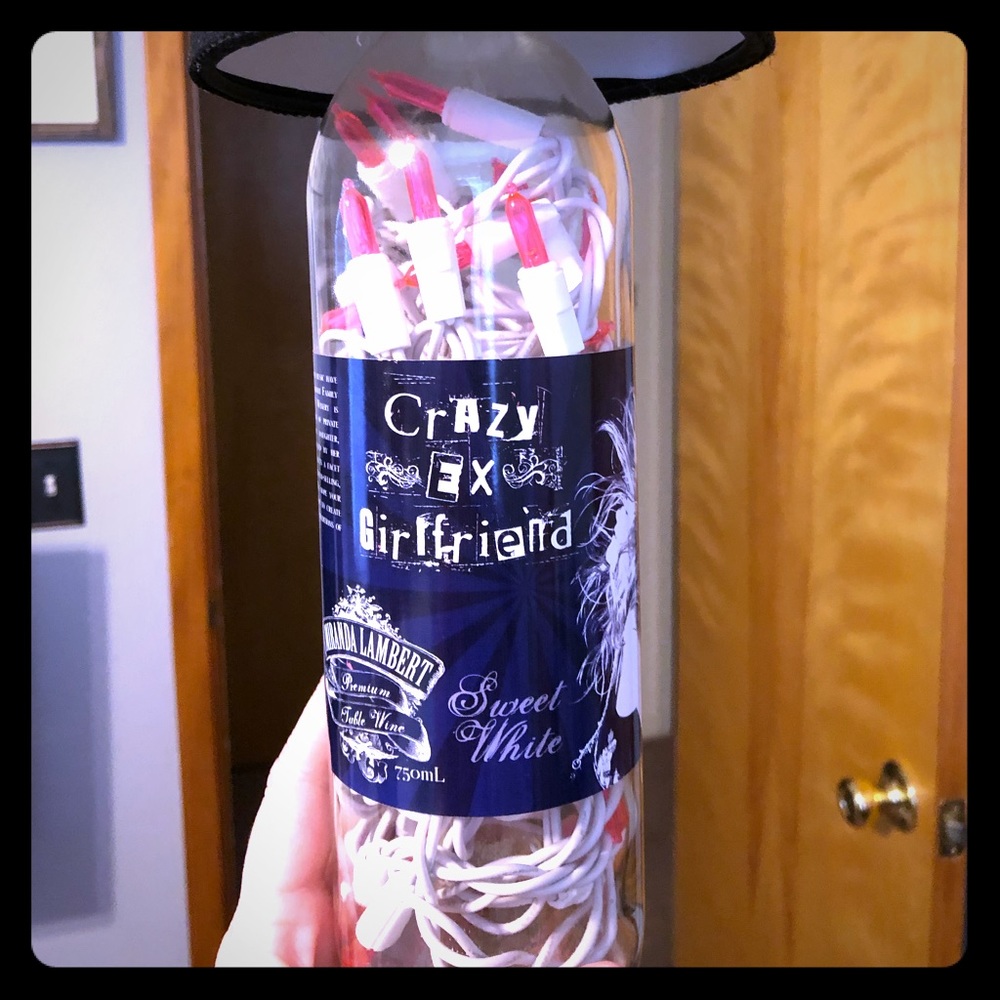 Miranda Lambert Wine Bottle Lamp